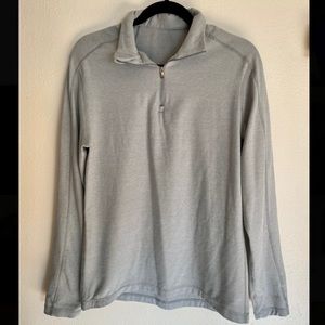 Lululemon Surge Warm 1/2 Zip Silver